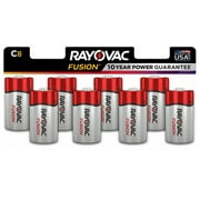 Best C Batteries - Rayovac Fusion C Batteries (8 Pack), Alkaline C Review 
