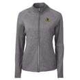 thumbnail image 2 of Women's Cutter & Buck Heather Black Pittsburgh Steelers Adapt Eco Knit Heather Full-Zip Jacket, 2 of 3