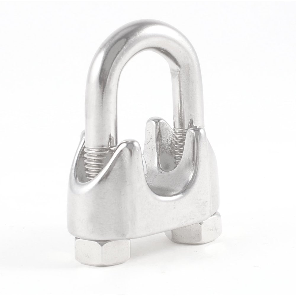 Stainless Steel Screwed U Bolt 22mm 7/8" Wire Rope Clip Cable Fastener