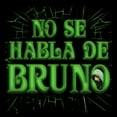 thumbnail image 2 of Men's Encanto No Se Habla De Bruno Green Text Graphic Tee Black Small, 2 of 5