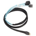 thumbnail image 2 of Cable SAS de clavija, cable SAS SFF‑8654‑4 Cable SATA Mini SAS Accesorios de computadora Aspecto llamativo, 2 of 8