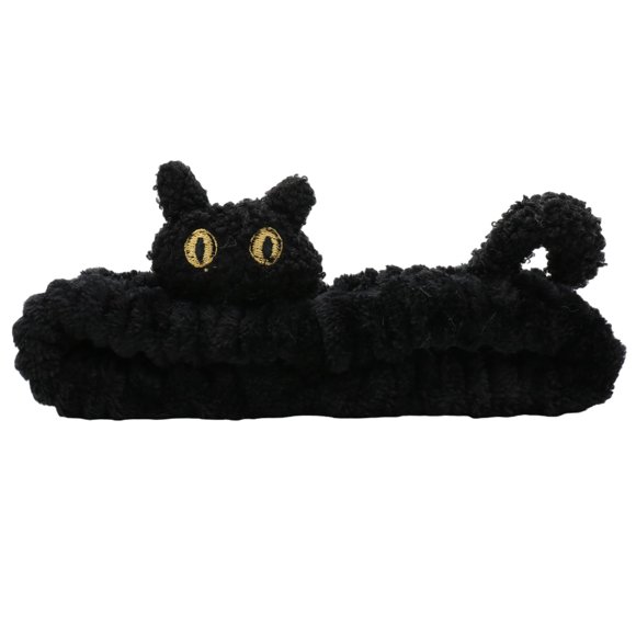 IQUQIXL Divertida Diadema de Gato para Mujer Lindo Animal Pato Rana Dinosaurio Caracol Kawaii Spa Diadema Accesorios para el Cabello para Lavar la Cara Ducha Deportes Belleza Cuidado de la Piel (Estil