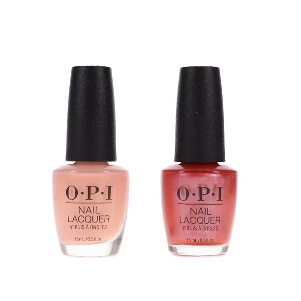 Opi Nail Polish Nude Combo Set Bubble Bath Chicago Champagne Toast 0 5 Fl Oz Each Bottle Walmart Com
