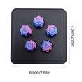thumbnail image 4 of Juego Tradicional Gonggi Jack Stone Pebbles para Juegos Familiares () Purple, 4 of 6