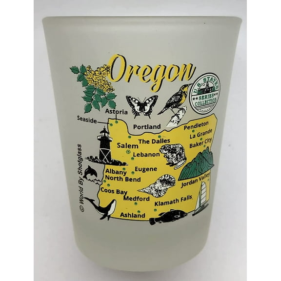 Oregon US States Series Collection Shot Glass