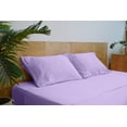 thumbnail image 4 of Mezzati Brushed Microfiber Bed Sheet Set - Ultra Soft and Lightweight for Ultimate Sleep Comfort, Wrinkle Free and Color Fade Resistant, 3pc Twin Lilac, 4 of 5