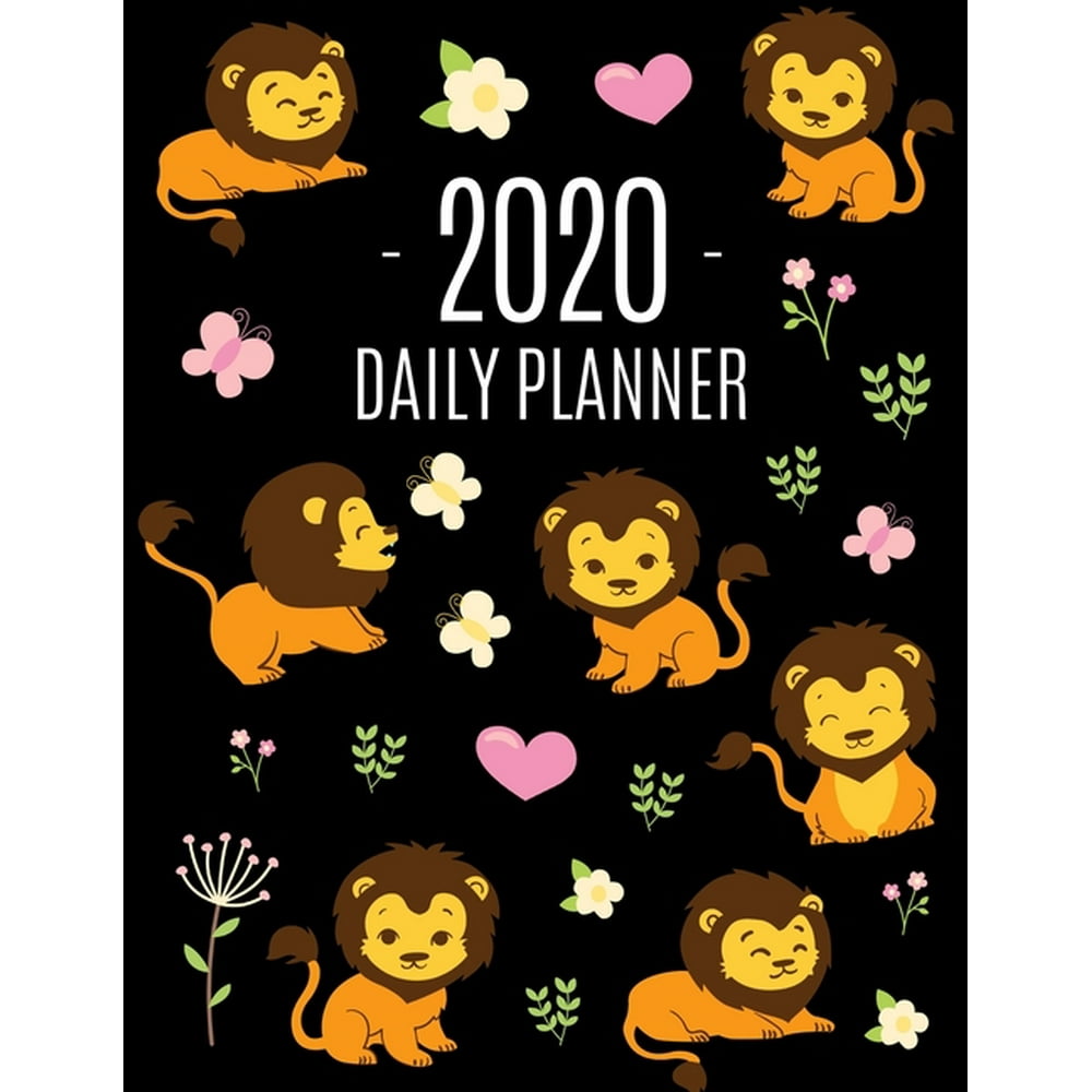 Lion Planner 2020 Cool King of the Jungle Animal Planner & Weekly