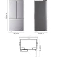 thumbnail image 2 of LG LRFLC2716S 27 Cu. Ft.. Refrigerador Inteligente de 3 Puertas con Profundidad de Contrapeso de Acero Inoxidable, 2 of 5
