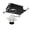 Black, variant on R3ARDL-F827-BK-WAC Lighting-Aether-22.5W 40 degree 1 LED Round Invisible Trim in Contemporary Style-5.25 Inches Wide by 3.88 Inches High-Black