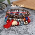 thumbnail image 3 of Designice Rustic Wave Bracelet,Ocean Inspired Charm Bracelet,Coastal Beach Boho Bracelet, 3 of 4