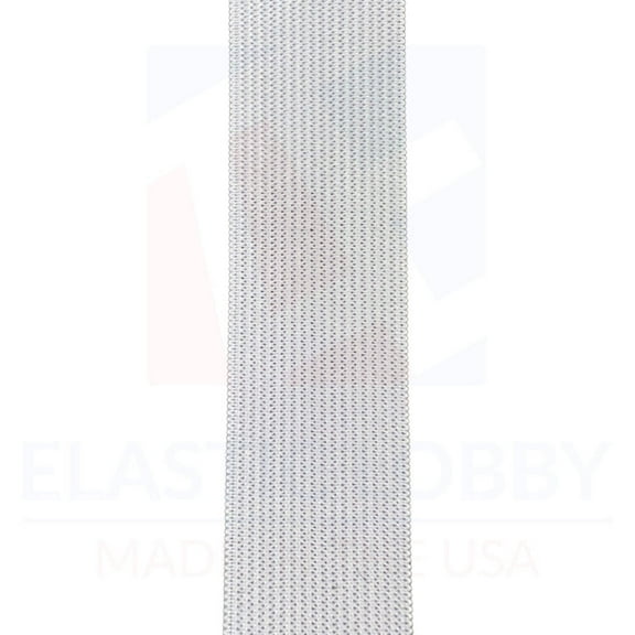 1.25" (32mm) White Knitted Elastic - US Made - 5 yards