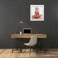 thumbnail image 3 of Loreth, Lanie 26x30 White Modern Wood Framed Museum Art Print Titled - French Airedale Terrier, 3 of 4