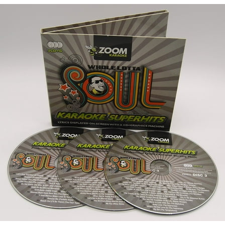 Zoom Karaoke Zoom Karaoke CD G - Whole Lotta Soul & Motown Superhits - Triple CD G Karaoke (CD)