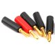 thumbnail image 5 of Enchufes de plátano Chapado En Oro 4mm 10pcs Altavoces Adaptadores Conectores Negro + Rojo Magideal Enchufes de plátano, 5 of 6