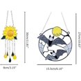 thumbnail image 2 of GRNSHTS Wind Chime - Sunflower Wind Chimes Metal Sun Catcher Window Windchimes Hanging Ornaments Home Outdoor Garden Decor, 9.84 x 18.5 inch, 2 of 11