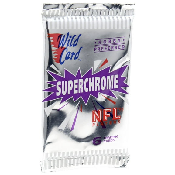 NFL 1993 Superchrome Football Trading Card Pack (6 Cards)
