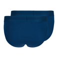 thumbnail image 2 of SKINY Calzoncillos brasileños para hombre, paquete de 2 - Algodón Retro, Calzoncillos, Costilla fina, Algodón Azul L (Large), 2 of 6