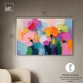 thumbnail image 5 of Art Remedy Floral Abstracts Canvas, 54" x 36", Gallery Wrapped, Expressive Blooms I, 5 of 7