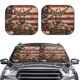 thumbnail image 2 of Fotbe Patriotic Deer Soldier Salute Juego de 2 Piezas de Parasoles para Parabrisas | Bloqueador Solar para Auto | Accesorios Plegables para Protección Solar Interior-Medium, 2 of 6