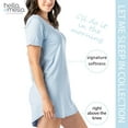 thumbnail image 3 of Hello Mello Let Me Sleep Lounge Sleepshirt V-Neck Short Sleeve Sleepwear, I'll Do it in the Morning Small/Medium (Women's), 3 of 7