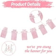 thumbnail image 3 of NOGIS 1st Birthday Photo Banner for Baby from Newborn to 12 Months, First Birthday Decorations, Pre-Strung One Year Old Birthday Photo Banner with Frame, Monthly Milestones Garland (Rose Gold), 3 of 7