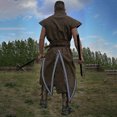 thumbnail image 4 of Camisa de caballero Medieval de Halloween para hombres, disfraz de pirata, Túnica sin mangas suelta Celtics, Túnica de Guerrero, Top de caballero, blusa Saxon, 4 of 5