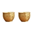 thumbnail image 2 of Ounissouiy Treasure Basin Sculpture Gift Wealth Money Jar Brass Feng Shui Bowl Artwork Palabra de oro 2piezas, 2 of 4