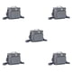 thumbnail image 2 of Yuarrent Bolsa de lonchera de poliéster Peso ligero Durable Fácil de limpiar Aislamiento térmico Multifuncional Gris Type2 NO2, 2 of 6
