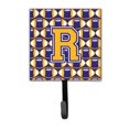thumbnail image 1 of Carolines Treasures CJ1064-RSH4 Letter R Football Purple & Gold Leash or Key Holder, 1 of 1