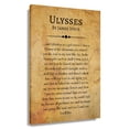 thumbnail image 1 of Ulysses Quote Wall Art James Joyce Quote Poster Decor for Bedroom Painting Pictures Canvas Artwork for Office Rectangular Wall Decoration Kitchen Photos Unframed 20x30 in, 1 of 5