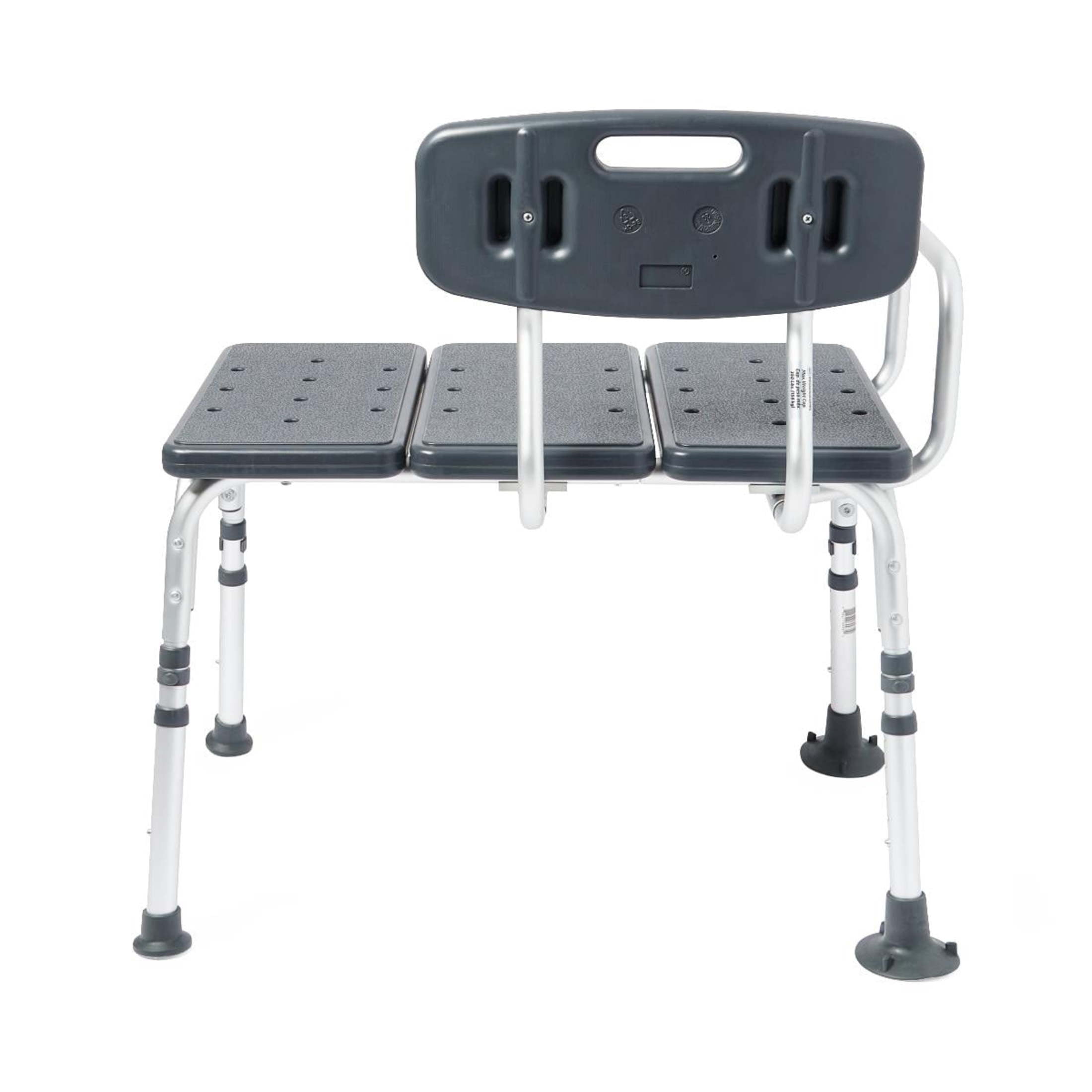 Medline Transfer Bench with Back & Microban®