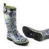 Women's Electric Paisley Rain Boots