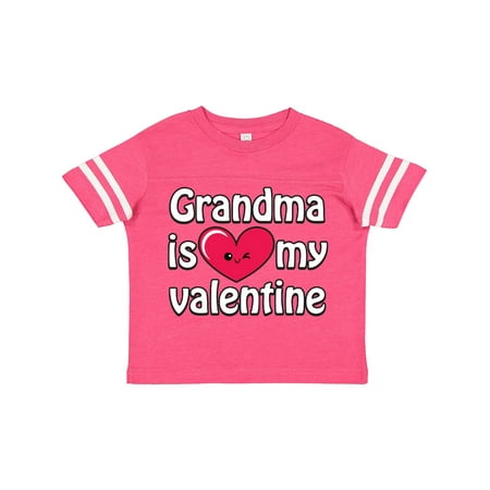

Inktastic Grandma is My Valentine Gift Toddler Boy or Toddler Girl T-Shirt