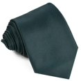 thumbnail image 3 of Corbatas para hombre Corbata de satén - Corbata de cuello de color sólido para hombre Formal, boda, fiestas, 3 of 3
