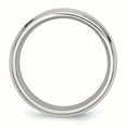 thumbnail image 2 of Stainless Steel Polished with Carbon Fiber Inlay/Yellow IP-plated Cross Ring 9.5 Size, 2 of 6