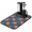 Crab Theme, variant on Navy and Anchor Nautical Kitchen Mat – Absorbent Dish Drying Pad with Boat, Wave, Sail, and Beacon Design for Coffee Station or Coastal Counter Decor