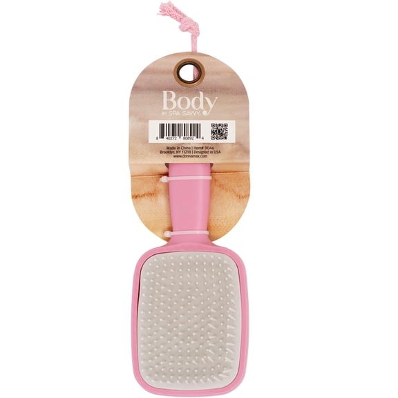 Spa Savvy Scalp Massager, 2 in 1 Dual Sided Handheld Head and Temple Scrubber Brush for Hair Care