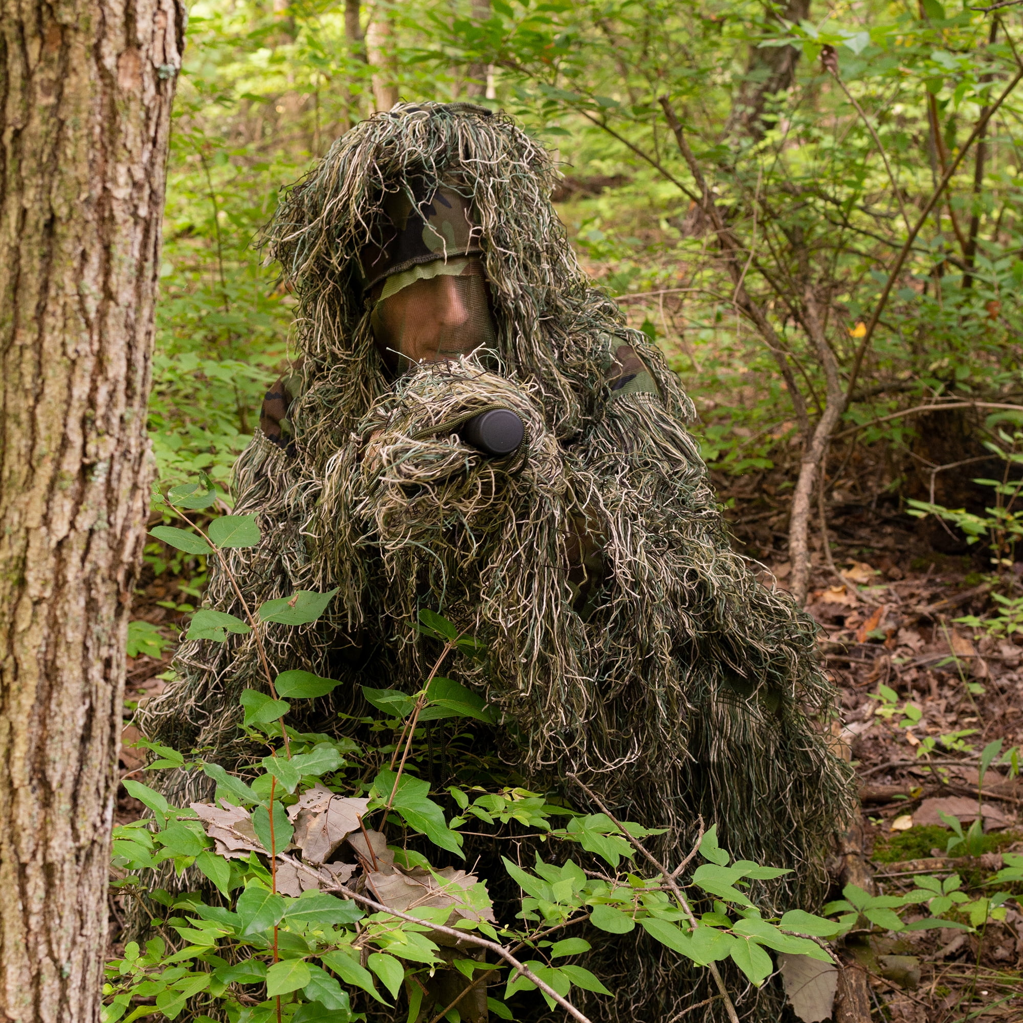 Details about   Camouflage Woodland Camo Ghillie Suit Set 3D Jungle Forest Hunting 