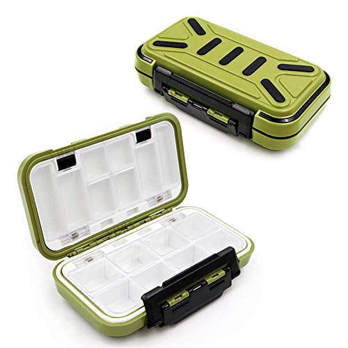 NEW 2 Tray PVC Fishing Tackle Tool Box Storage for Fishing Accessorie Hooks Lure 