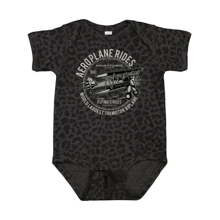 

Inktastic Vintage Aeroplane Rides Gift Baby Boy or Baby Girl Bodysuit