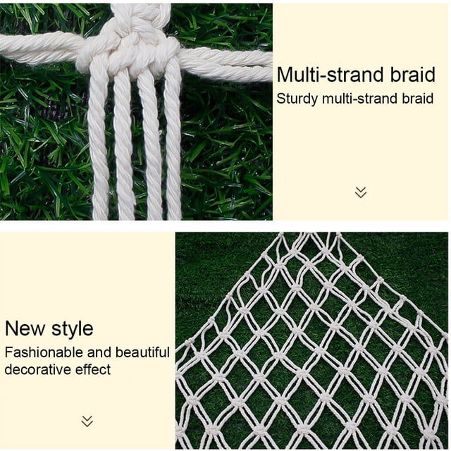 pitrice Boho Plush Toy Hammock Triangular Shape Hanging Stuffed Animal Storage Basket Tassels Space Saver Wall Net for