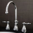thumbnail image 2 of Kingston Brass KS2981NL Robinet de Lavabo à Grand Diffusion avec Poignée en Métal Pop-Up, Chrome, 2 of 3