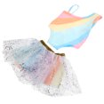 thumbnail image 4 of Falda de tul brillante para niñas, vestido de ballet, falda de princesa para niñas pequeñas, ideal para fiestas, disfraces y presentaciones, 4 of 7