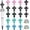 Cross, variant on 20pcs Halloween Focal Beads for Pens, Ghost Silicone Focal Beads Skeleton Pumpkin Element Creating Horror Atmosphere DIY Accessories for Keychain Jewelry Making Bracelet Necklace Craft Lanyard