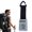 Gray, variant on Mini Thermometers, Portable Digital Small Hygrometer Thermometer, Backpacking Hiking Travel Thermometer with Carabiner Clip, Lightweight Weather Monitor,Travel Mountaineering Vehicle Pendant Keychain