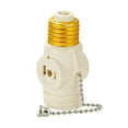 thumbnail image 6 of Screw Base Light Bulb Socket W/ Pull Chain Switch Converter To 2 Ac Outlets, 6 of 6