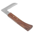 Home Gardening Steel L Shape Hoof Knife Ergonomic Curved Handle Hoof