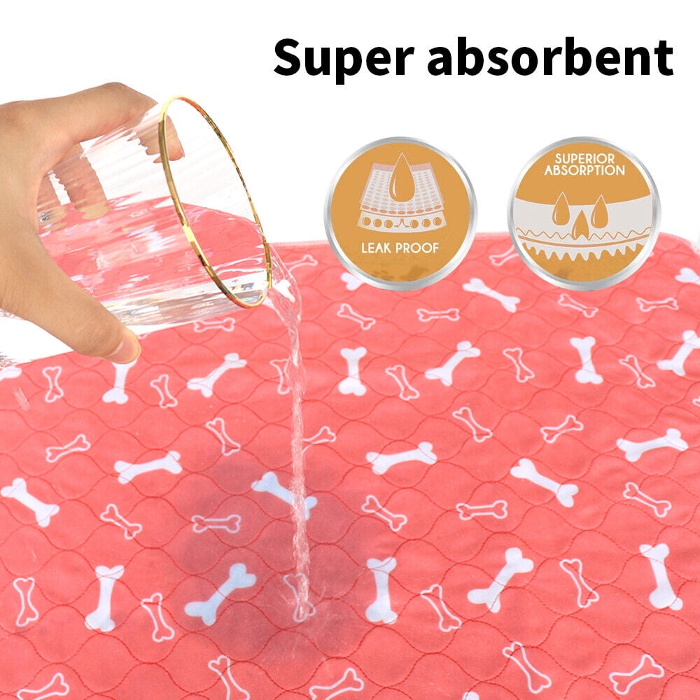 Large Puppy Training Pads Pee Wee Mats Pet Dog Cat Reusable Washable Absorbant