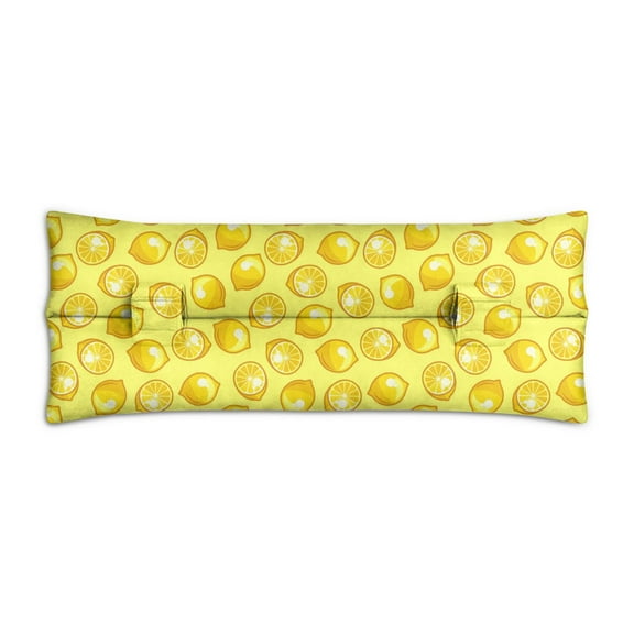 Summer Floral Seatbelt Pillow for Post-Surgery - Mastectomy Breast Cancer Heart Surgery Recovery Cushion - Soft Car Travel Pillow (Lemon & Bees Design)