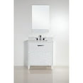 thumbnail image 4 of Bellaterra Home 30 in. Single sink vanity with white carrara top, 4 of 12